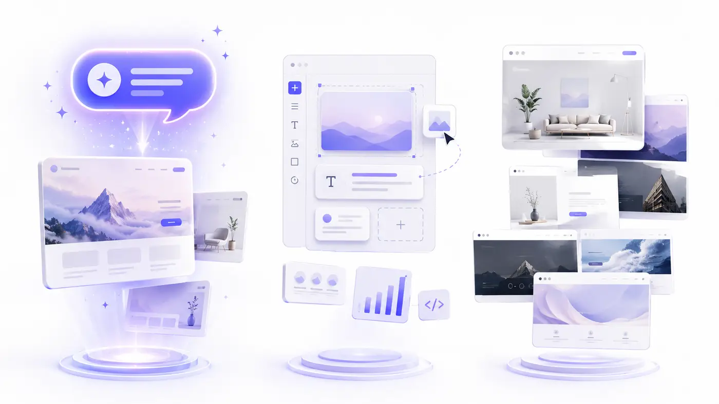 Ways to build a website without coding: AI, drag-and-drop, and ready-made templates